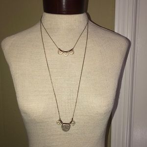 Double tiered necklace